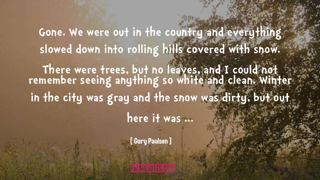Countryside quotes by Gary Paulsen