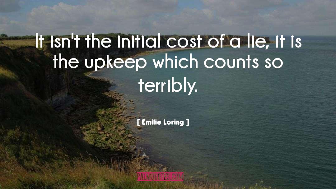 Counts quotes by Emilie Loring