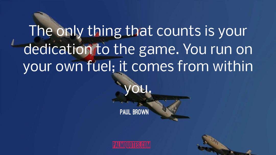 Counts quotes by Paul Brown