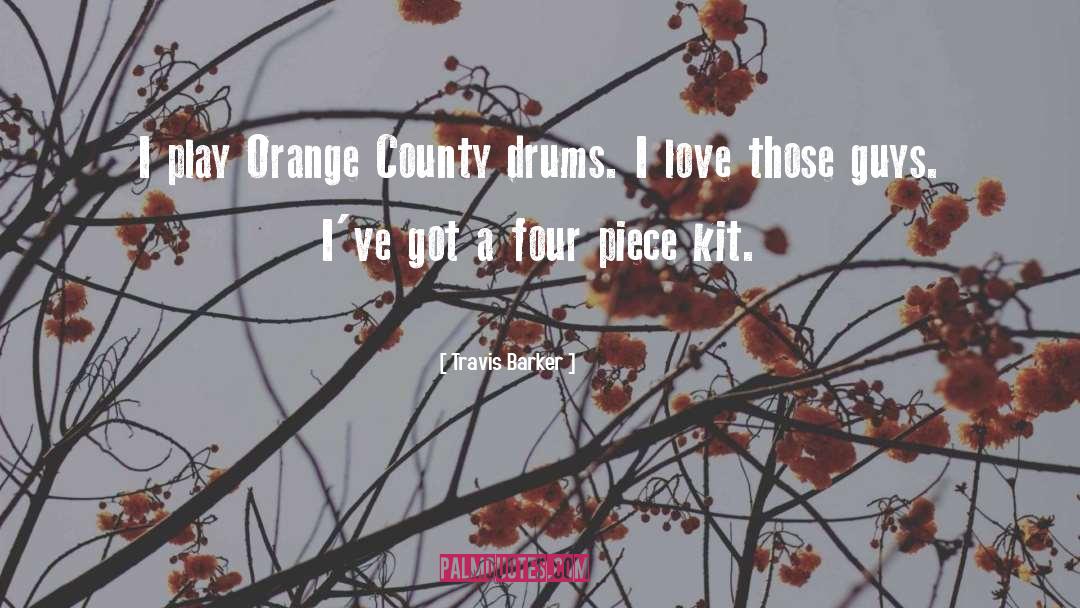 County quotes by Travis Barker