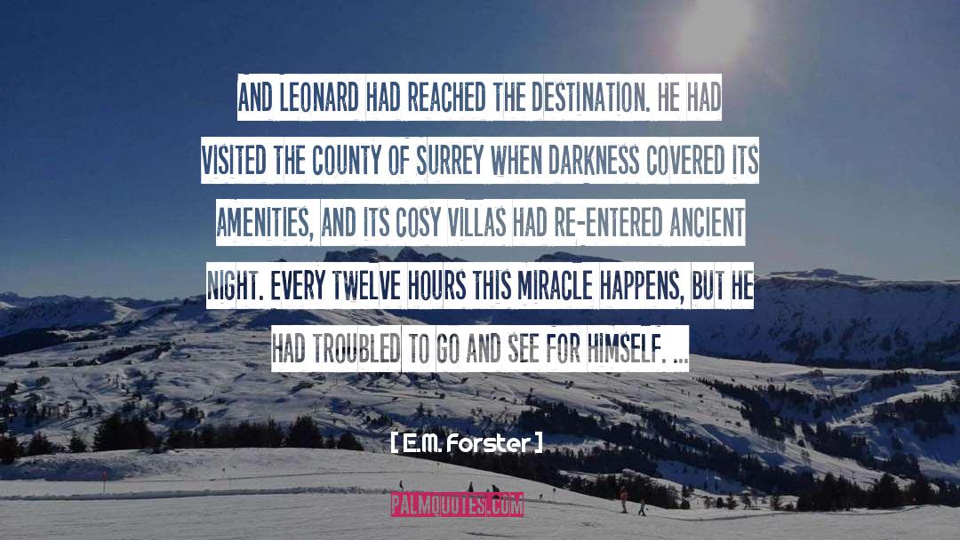 County quotes by E.M. Forster