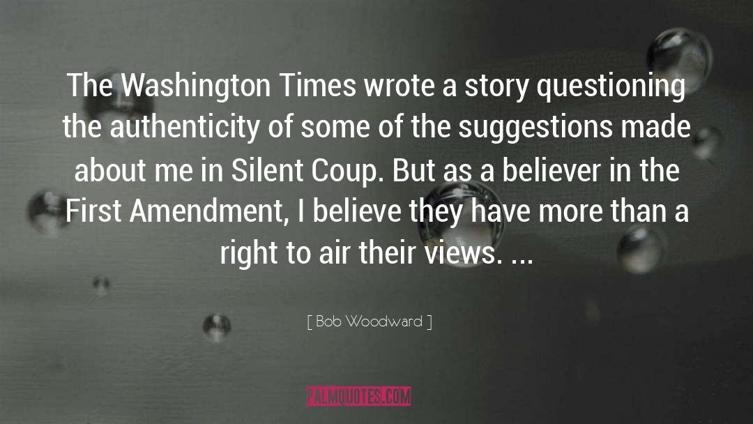 Coup quotes by Bob Woodward