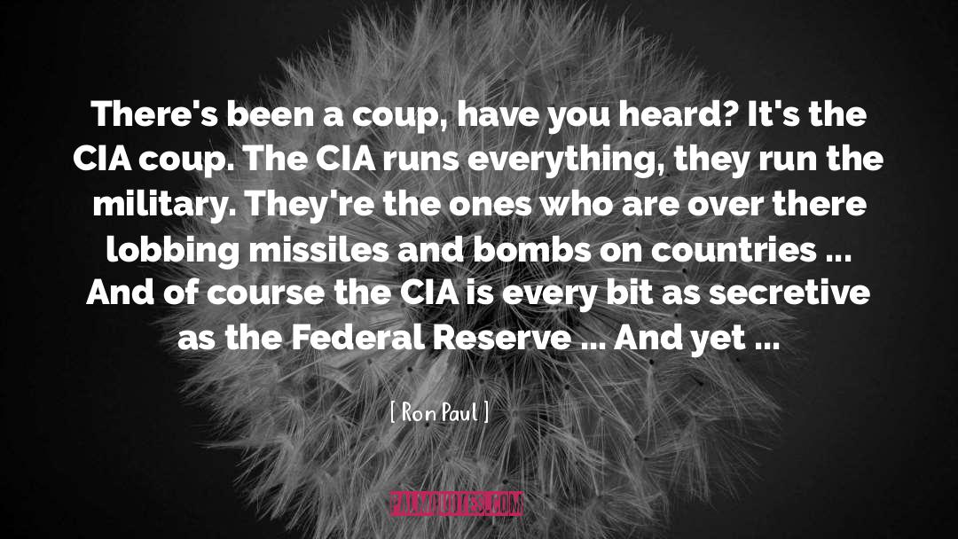 Coup quotes by Ron Paul