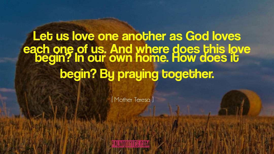 Couple Praying Together quotes by Mother Teresa