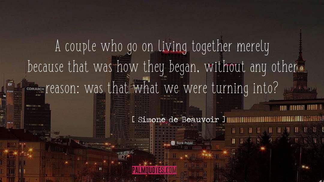 Couple Praying Together quotes by Simone De Beauvoir