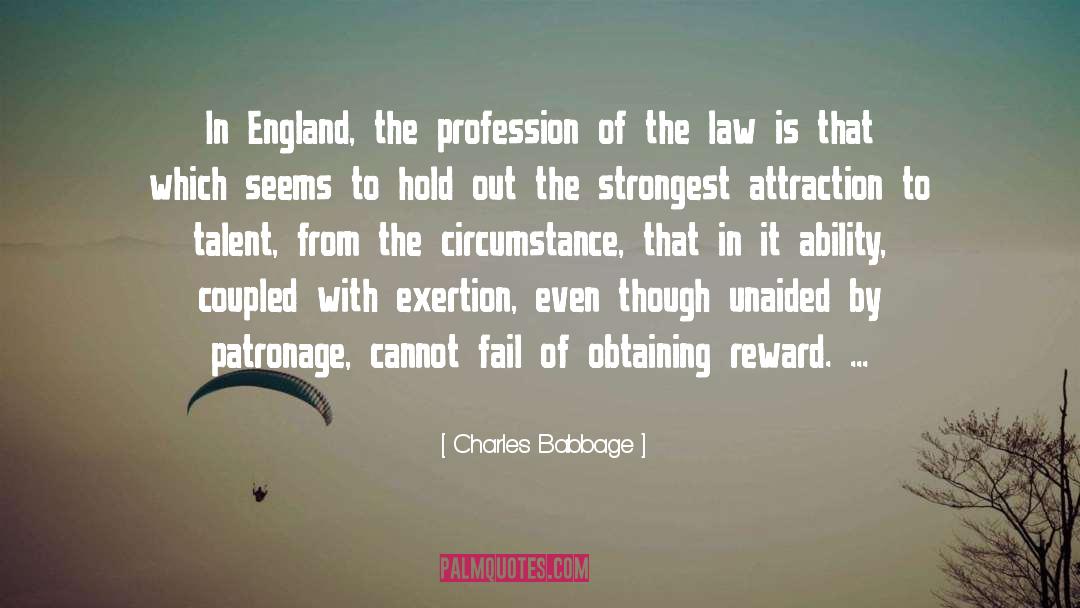 Coupled quotes by Charles Babbage