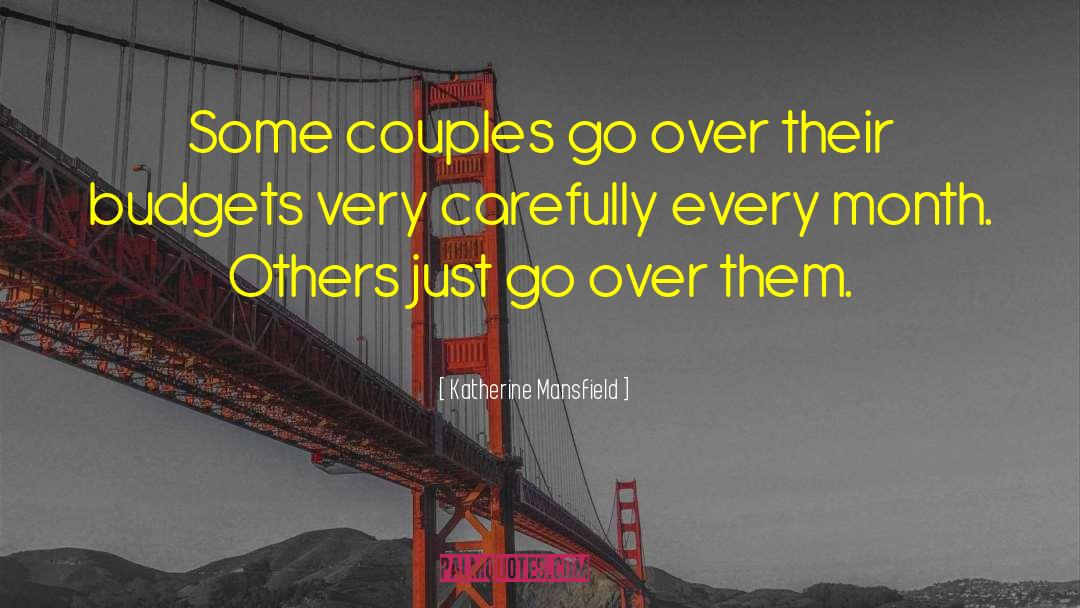 Couples Completing Each Other quotes by Katherine Mansfield