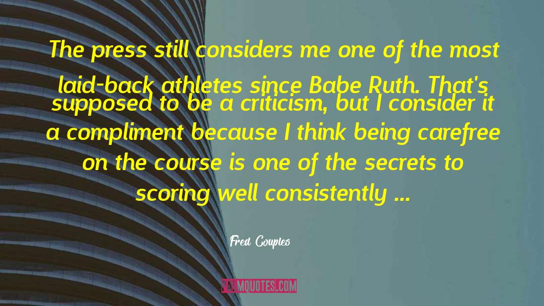 Couples Completing Each Other quotes by Fred Couples