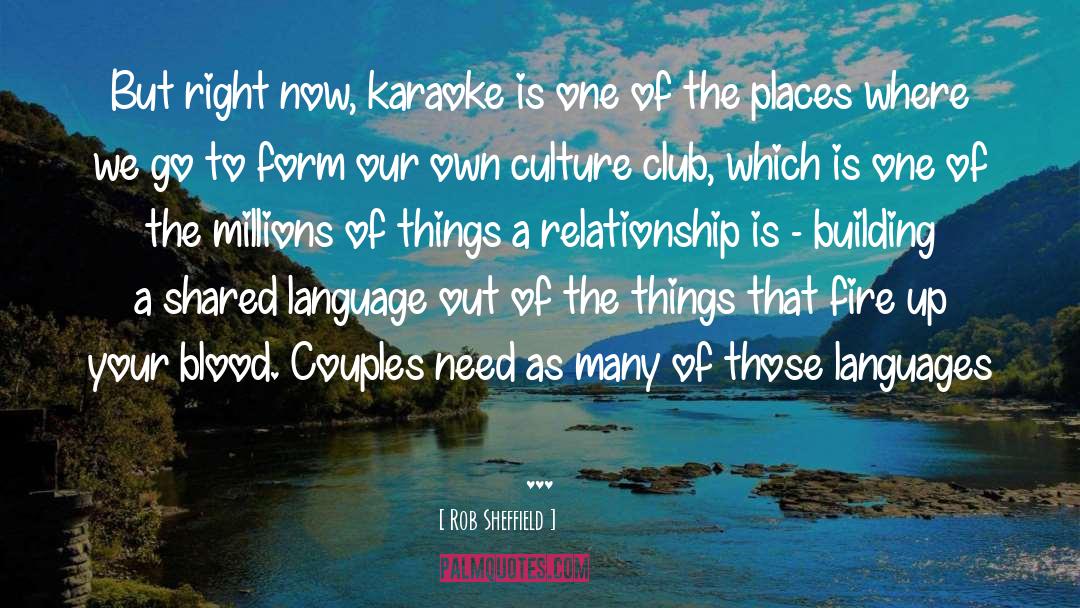 Couples quotes by Rob Sheffield