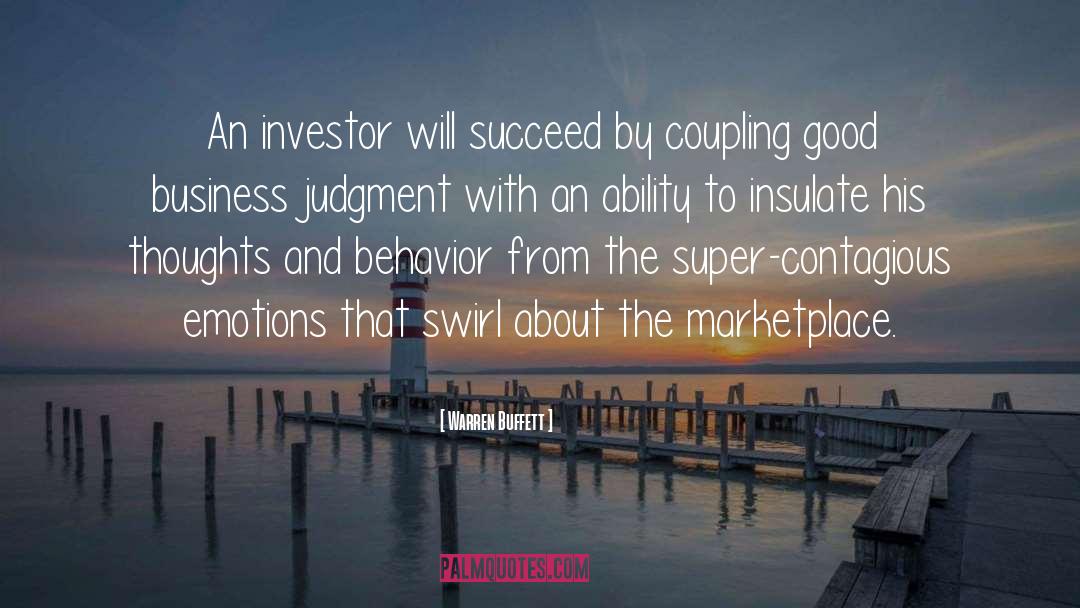 Coupling quotes by Warren Buffett