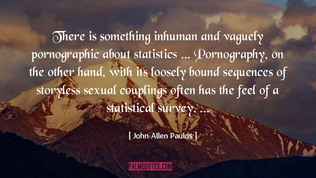 Coupling quotes by John Allen Paulos