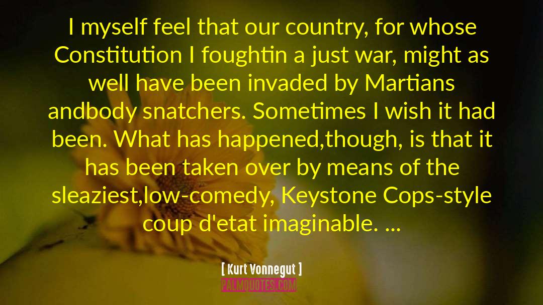 Coups quotes by Kurt Vonnegut