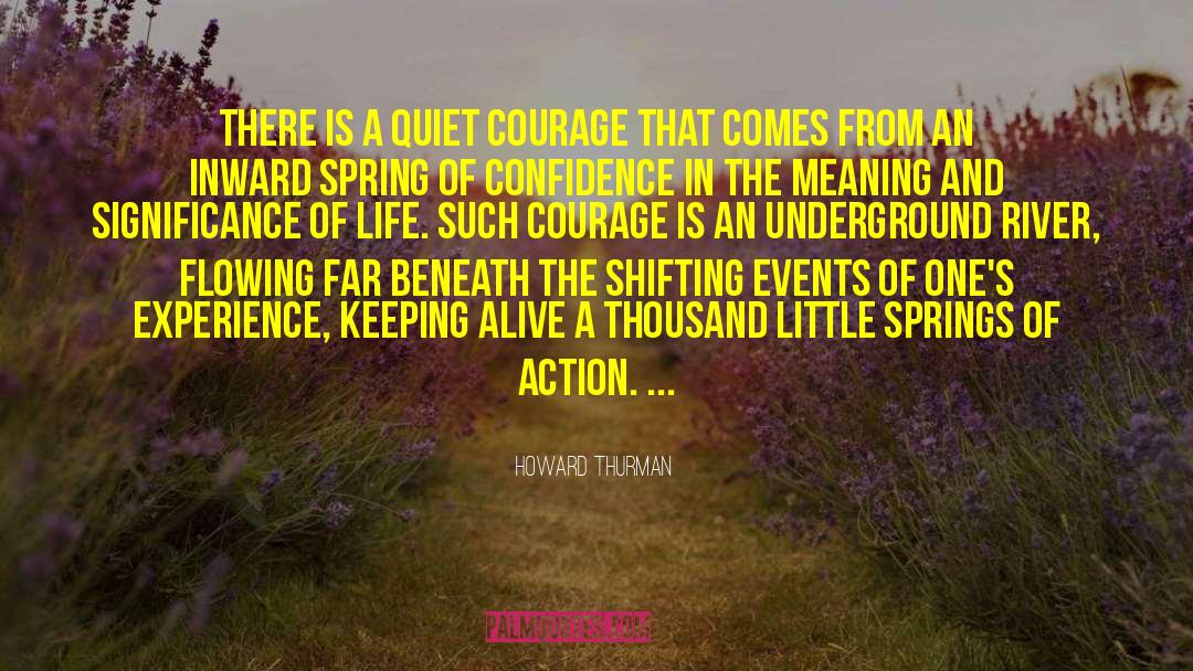 Courage In The Kite Runner quotes by Howard Thurman