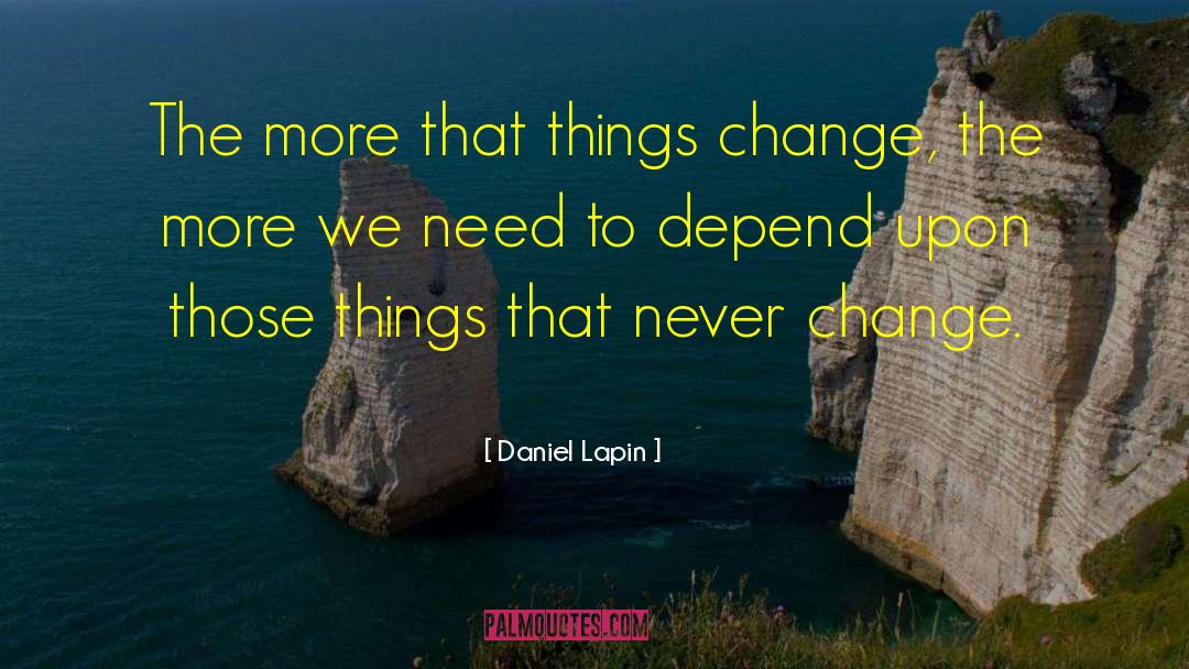 Courage To Change quotes by Daniel Lapin
