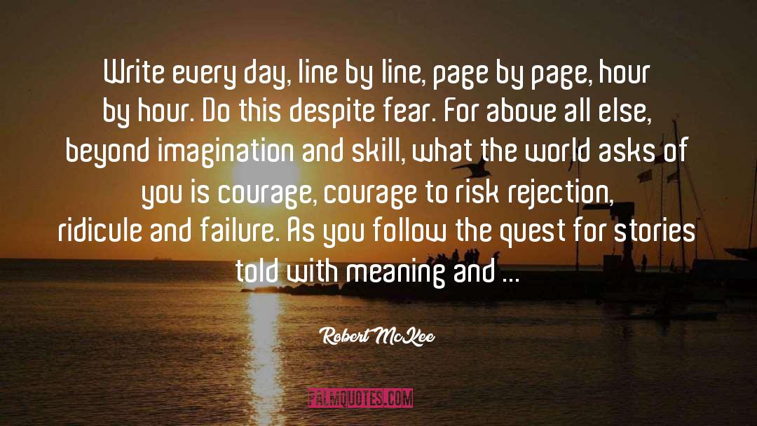 Courage To Love quotes by Robert McKee