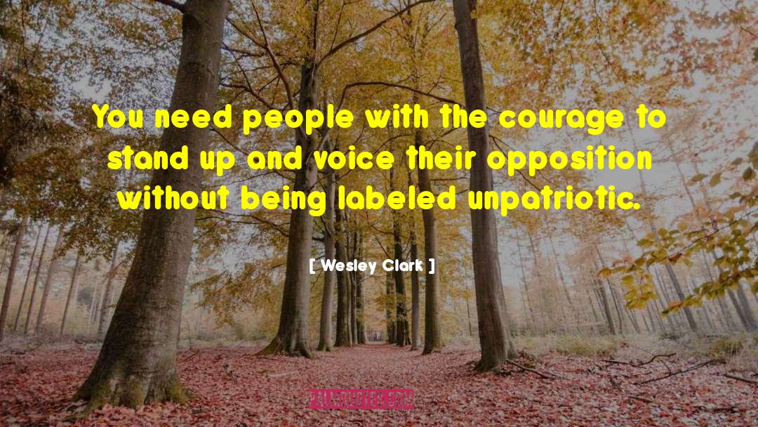 Courage To Stand Up quotes by Wesley Clark