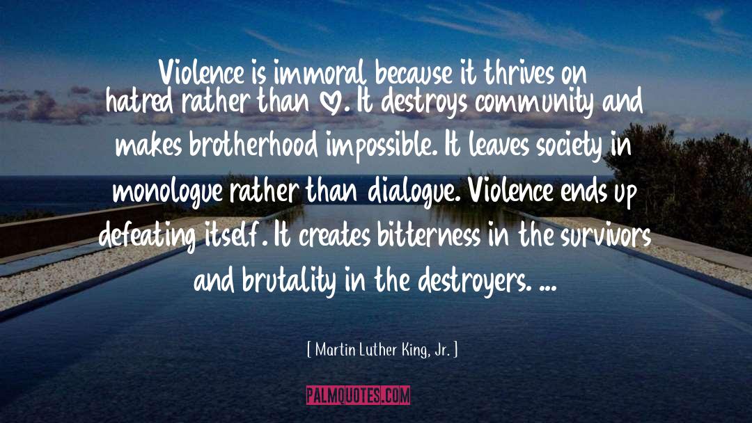 Courageous Survivor quotes by Martin Luther King, Jr.