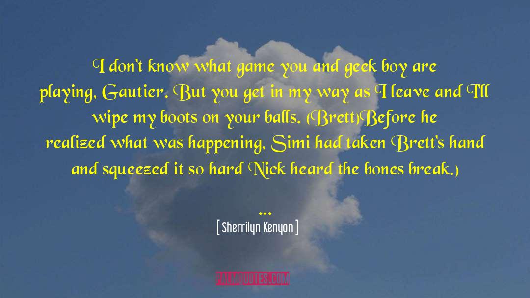 Courreges Boots quotes by Sherrilyn Kenyon