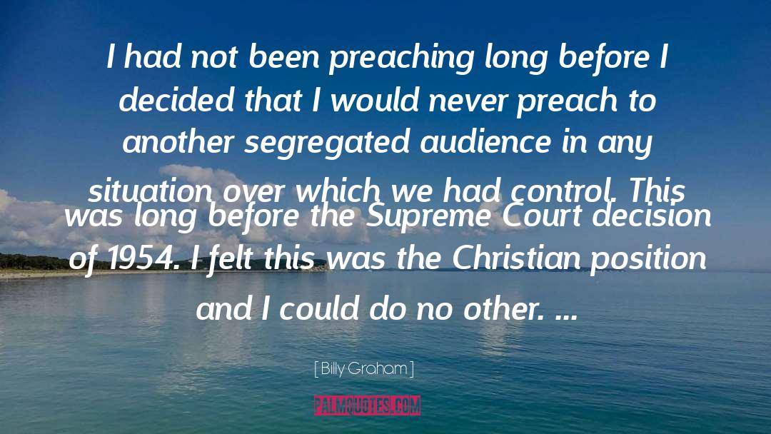 Court Clerk quotes by Billy Graham