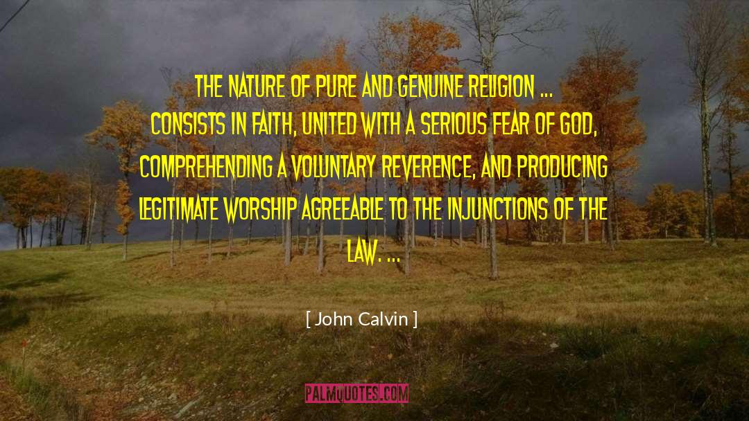 Court Of Law quotes by John Calvin