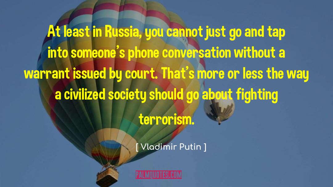 Court Ordered Therapy quotes by Vladimir Putin