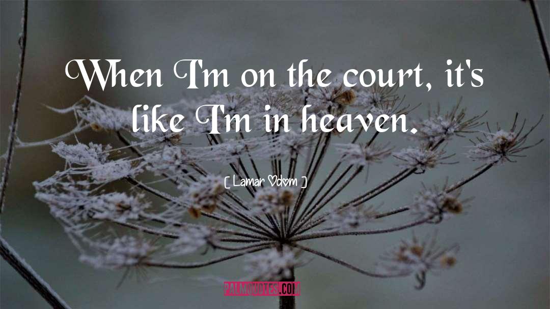 Court quotes by Lamar Odom