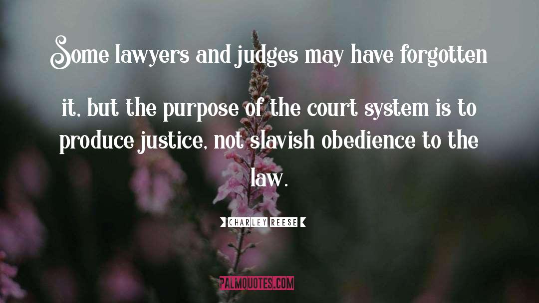 Court System quotes by Charley Reese