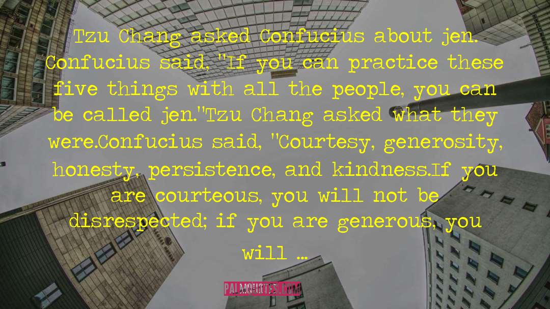 Courteous quotes by Confucius