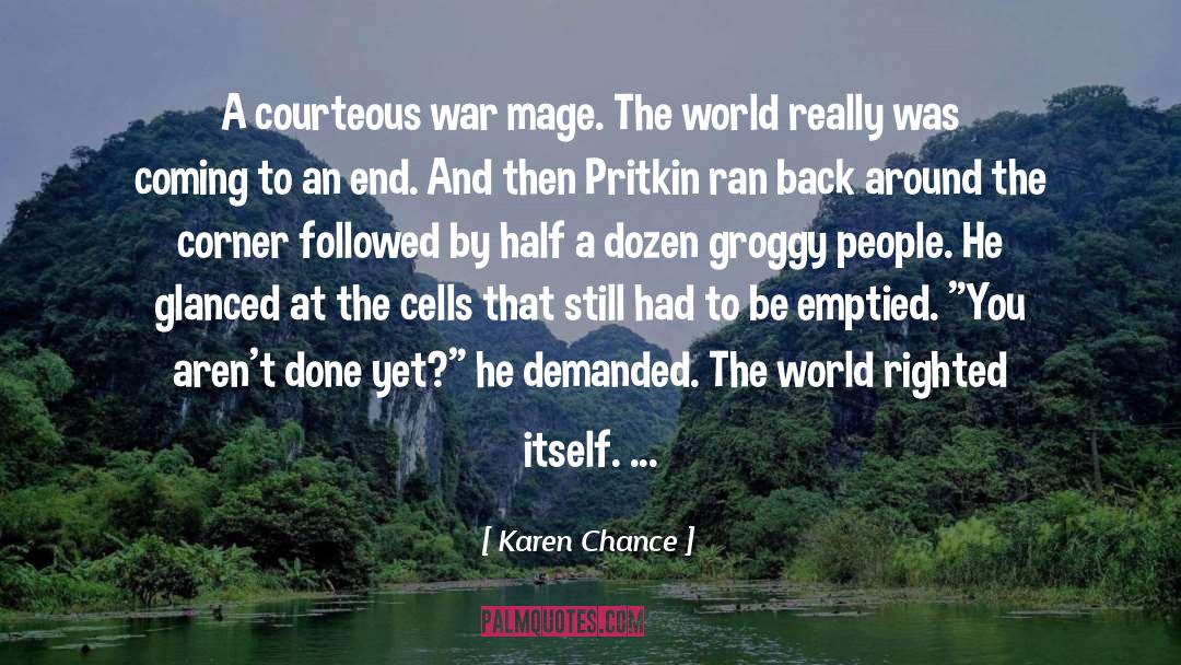 Courteous quotes by Karen Chance