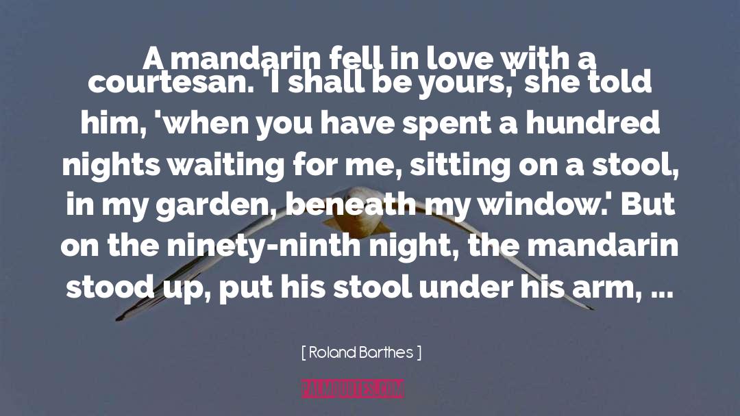 Courtesan quotes by Roland Barthes