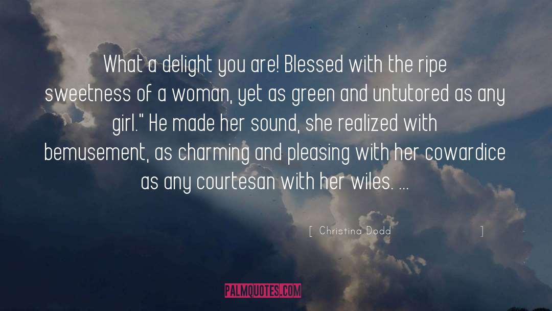 Courtesan quotes by Christina Dodd