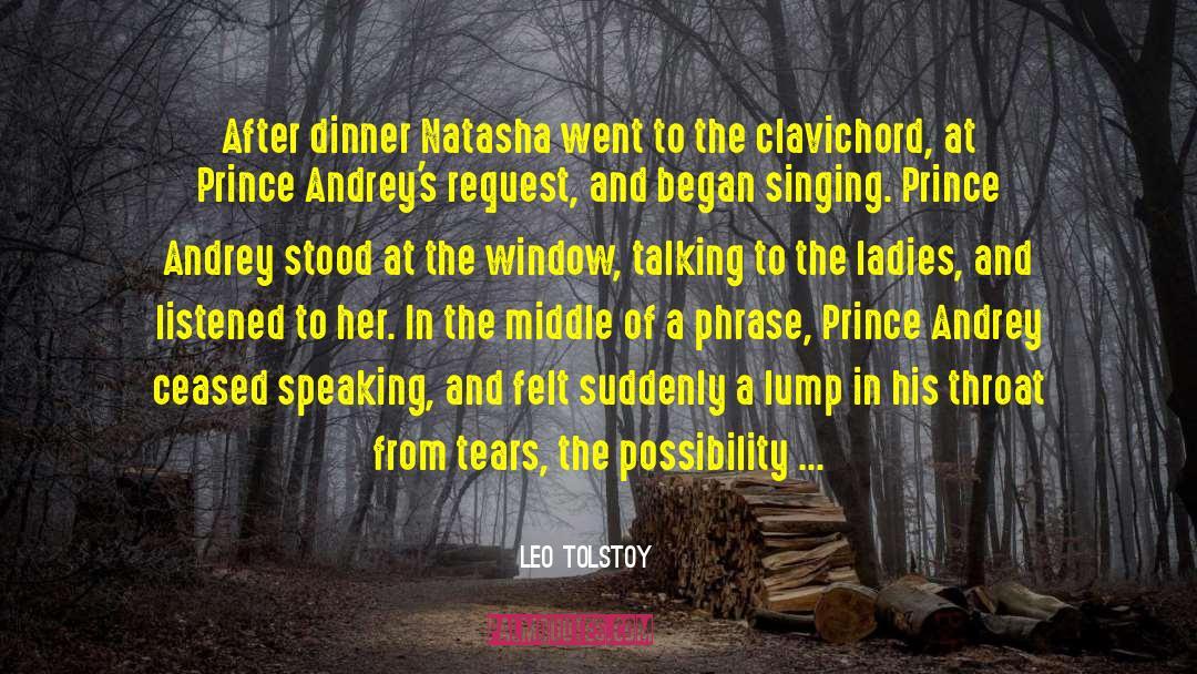 Courtine Window quotes by Leo Tolstoy