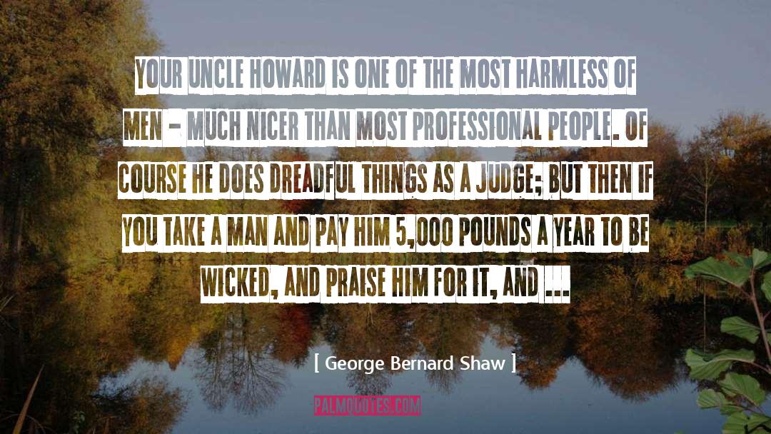 Courts quotes by George Bernard Shaw