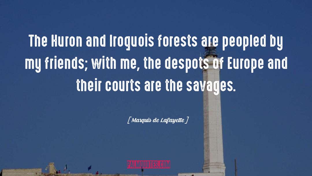 Courts quotes by Marquis De Lafayette