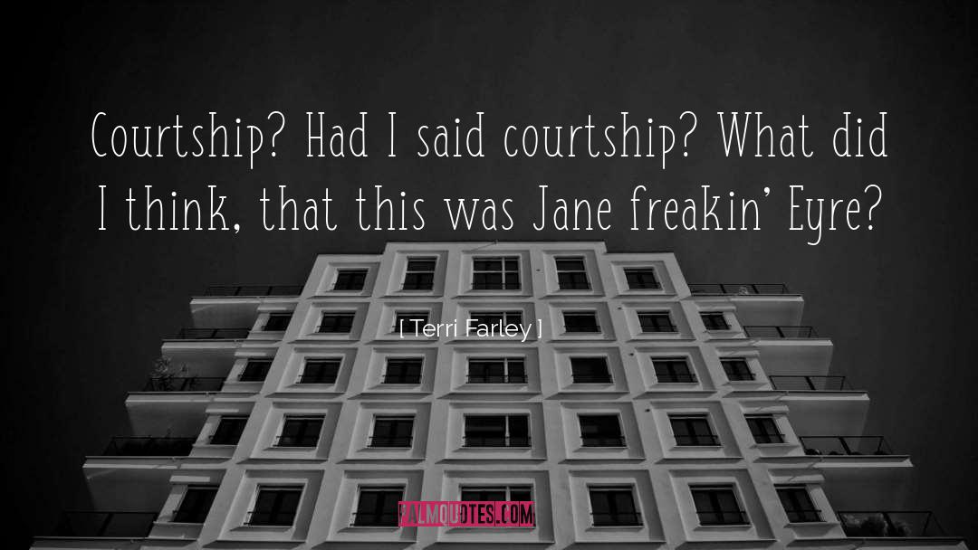 Courtship quotes by Terri Farley