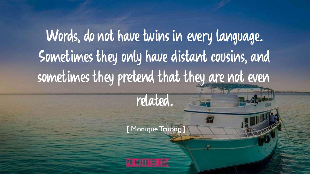 Cousins quotes by Monique Truong