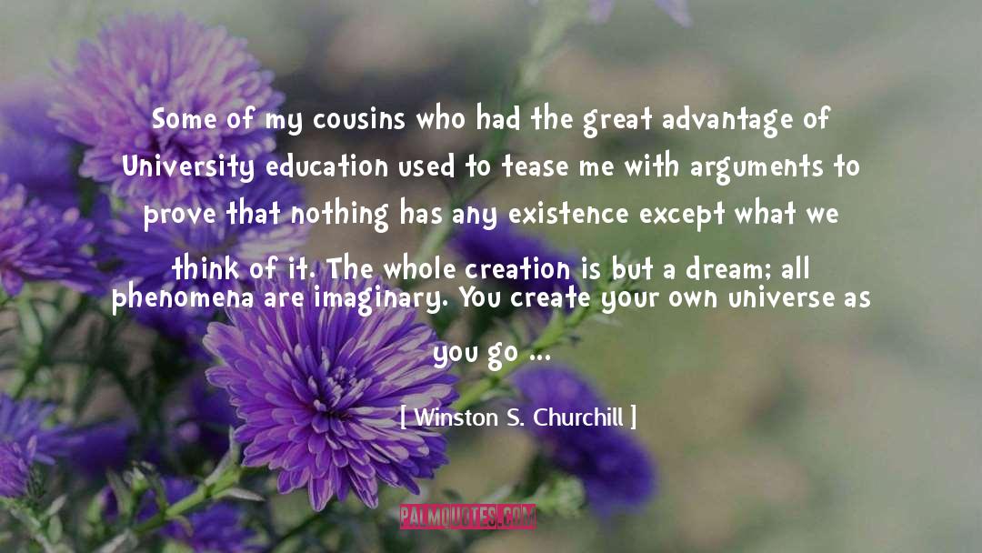 Cousins quotes by Winston S. Churchill