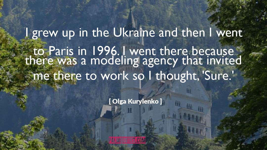 Coutellier Paris quotes by Olga Kurylenko