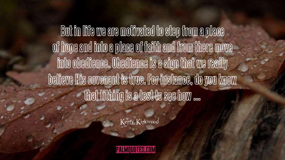 Covenant quotes by Kerry Kirkwood
