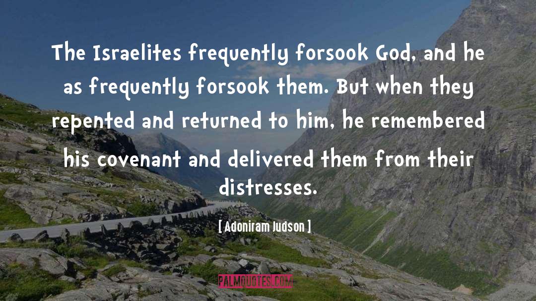 Covenant quotes by Adoniram Judson