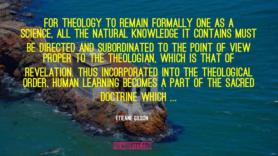 Covenant Theology quotes by Etienne Gilson
