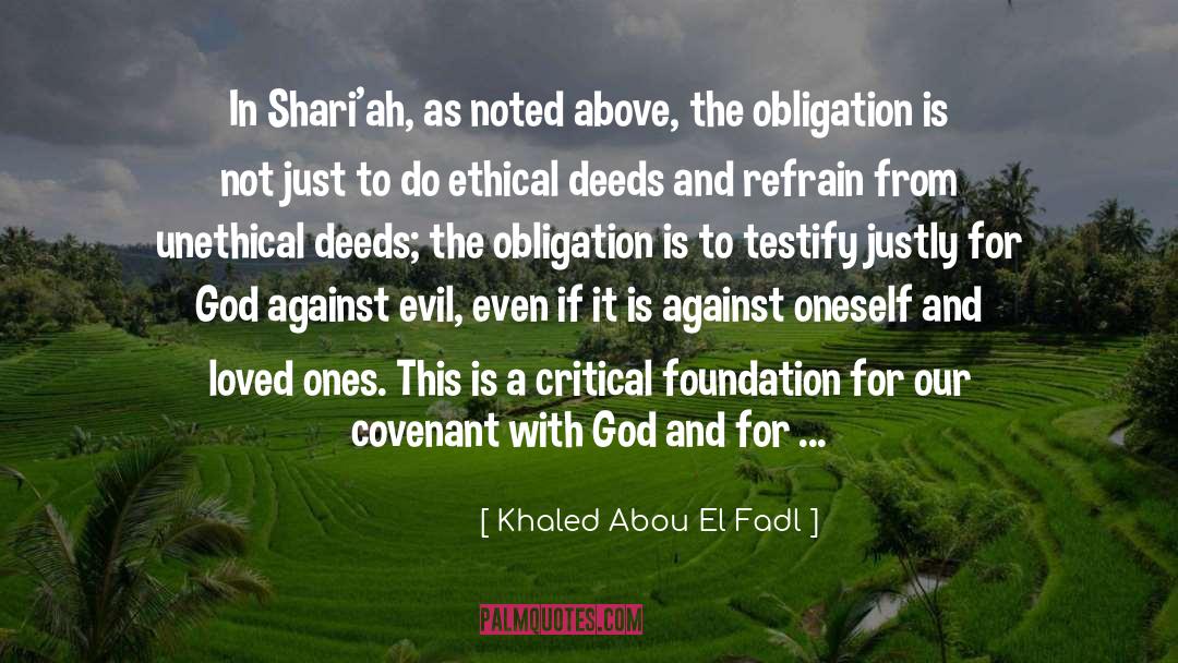 Covenant With God quotes by Khaled Abou El Fadl