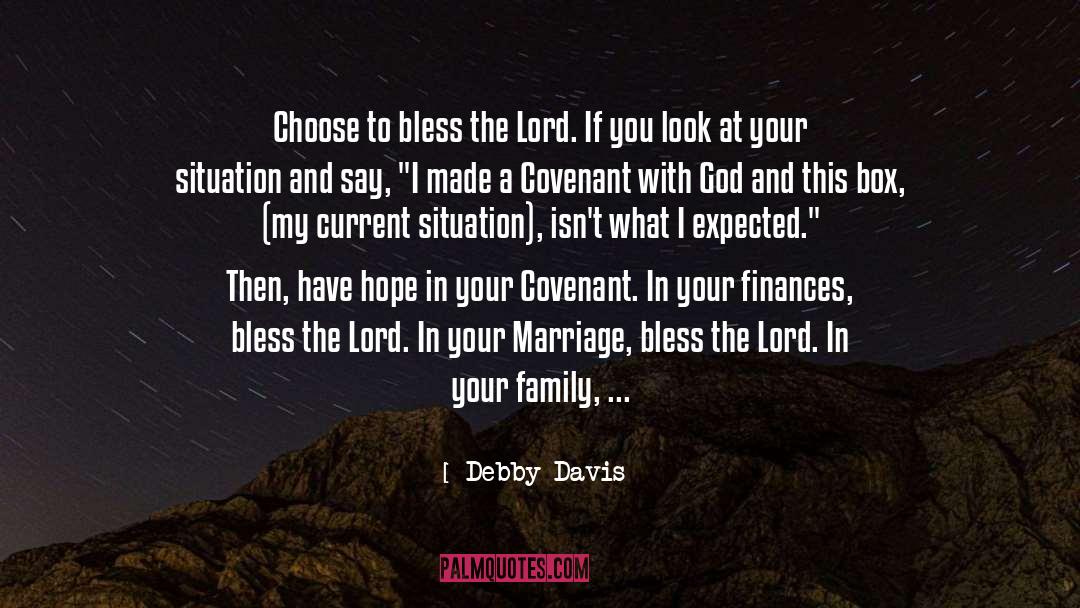 Covenant With God quotes by Debby Davis