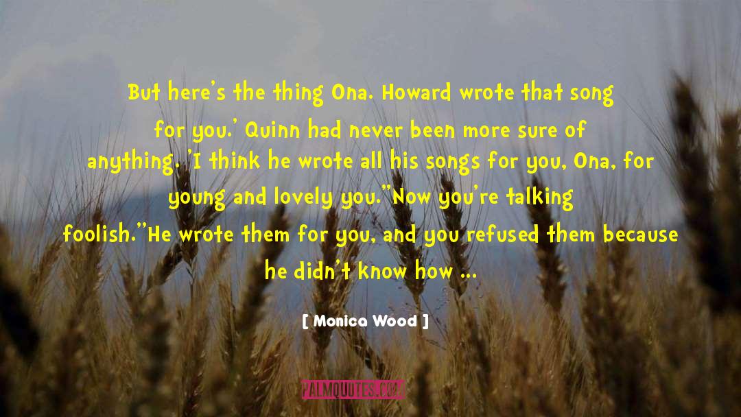 Cover Girl quotes by Monica Wood