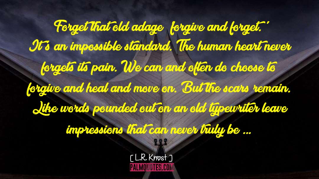 Cover Pain quotes by L.R. Knost