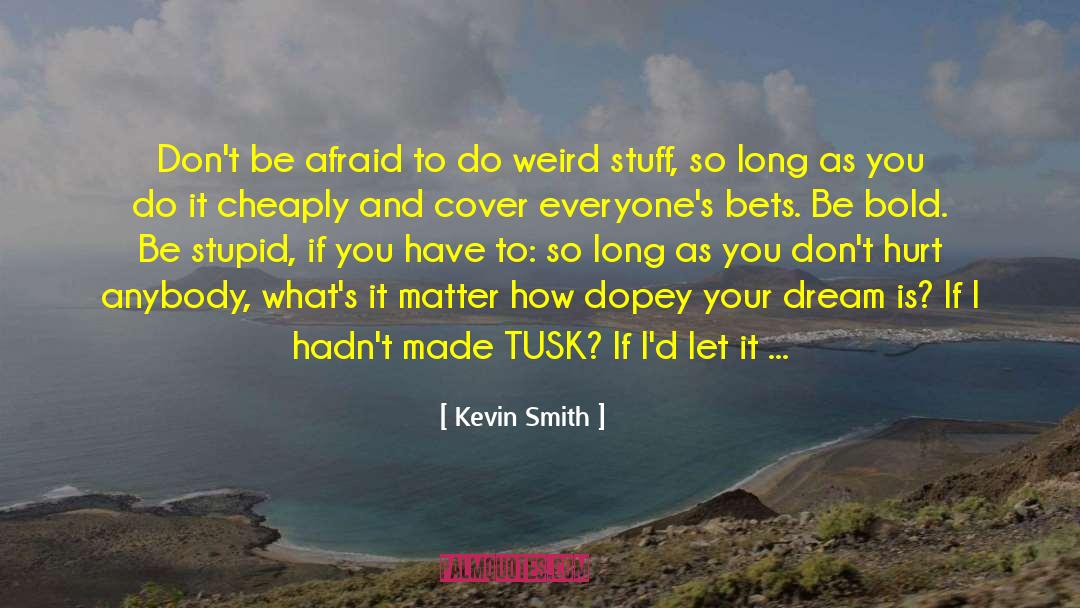 Cover Paper quotes by Kevin Smith