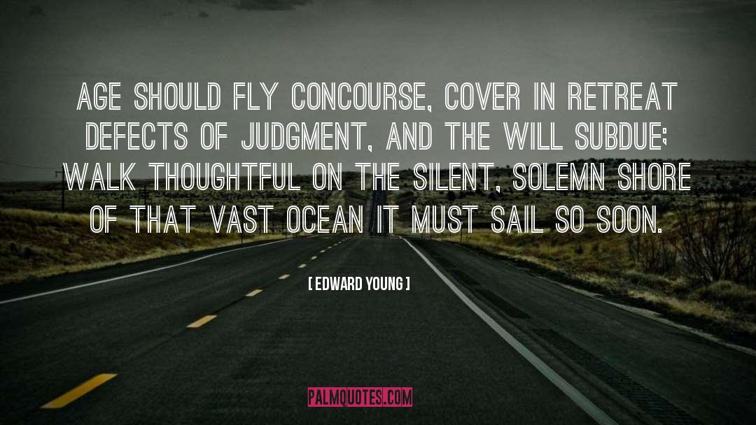 Cover quotes by Edward Young