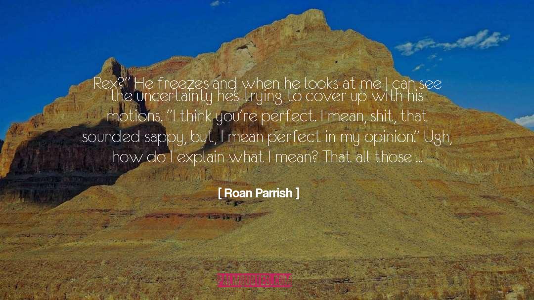 Cover Up quotes by Roan Parrish