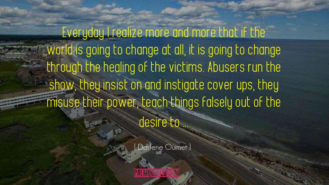 Cover Ups quotes by Darlene Ouimet