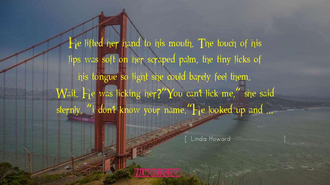 Cover Your Mouth quotes by Linda Howard